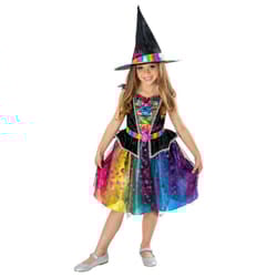 Barbie Girls Witch Costume Dress - 3-4 Years, Multicoloured