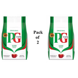 PG Tips 1100 Original Bag Catering One Cup Tea Bags 2.2kg - Pack Of 2
