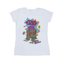 Star Wars Womens/Ladies R2D2 Pop Art Cotton T-Shirt - XL, White