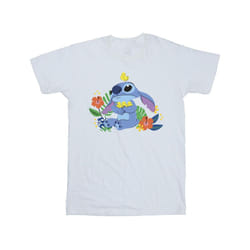 Disney Mens Lilo & Stitch Birds T-Shirt - M, White