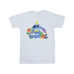 Disney Boys Lilo & Stitch Birds T-Shirt - 3-4 Years, White
