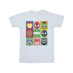 Marvel Mens Easter Eggs T-Shirt - S, White