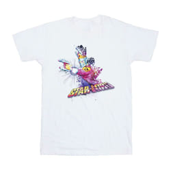 Marvel Boys Guardians Of The Galaxy Abstract Star Lord T-Shirt - 3-4 Years, White