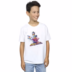 Marvel Boys Guardians Of The Galaxy Abstract Star Lord T-Shirt - 3-4 Years, White