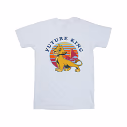 Disney Mens The Lion King Future King T-Shirt - L, White