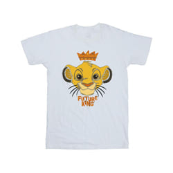 Disney Mens The Lion King Future King T-Shirt - XL, White