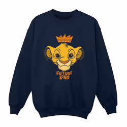 Disney Boys The Lion King Future King Sweatshirt - 12-13 Years, Navy Blue