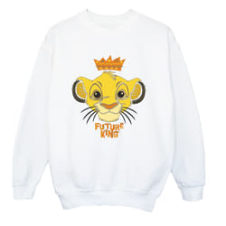 Disney Boys The Lion King Future King Sweatshirt - 5-6 Years, White