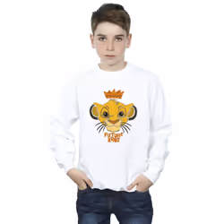 Disney Boys The Lion King Future King Sweatshirt - 5-6 Years, White