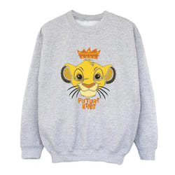 Disney Boys The Lion King Future King Sweatshirt - 12-13 Years, Sports Grey