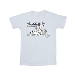 Disney Mens 101 Dalmatians Top Dog T-Shirt - S, White