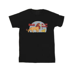 Disney Mens The Lion King Dad Boss T-Shirt - S, Black