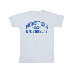 Disney Mens Monsters University Logo T-Shirt - L, White