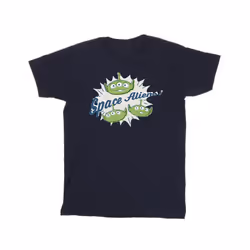 Disney Mens Toy Story Aliens T-Shirt - S, Navy Blue