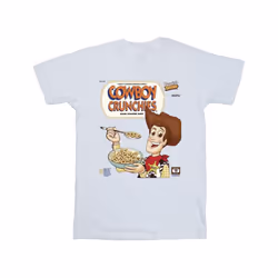 Disney Mens Toy Story Woody Cowboy Crunchies T-Shirt - L, White
