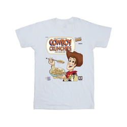 Disney Mens Toy Story Woody Cowboy Crunchies T-Shirt - XXL, White