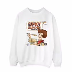 Disney Mens Toy Story Woody Cowboy Crunchies Sweatshirt - M, White