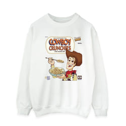 Disney Mens Toy Story Woody Cowboy Crunchies Sweatshirt - M, White