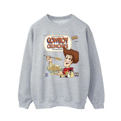 Disney Mens Toy Story Woody Cowboy Crunchies Sweatshirt - XXL, Sports Grey