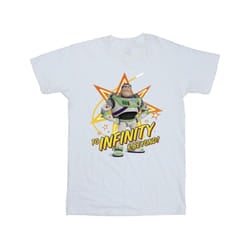 Disney Mens Toy Story Buzz To Infinity T-Shirt - M, White