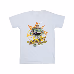Disney Mens Toy Story Buzz To Infinity T-Shirt - XXL, White