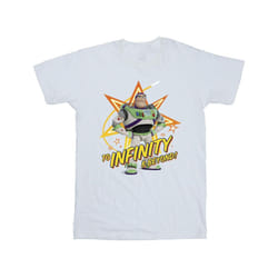 Disney Mens Toy Story Buzz To Infinity T-Shirt - XXL, White