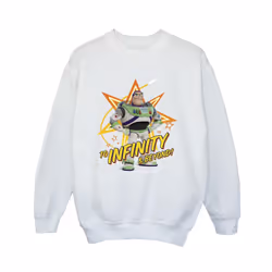 Disney Boys Toy Story Buzz To Infinity Sweatshirt - 3-4 Years, White