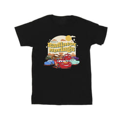 Disney Mens Cars Radiator Springs Group T-Shirt - S, Black