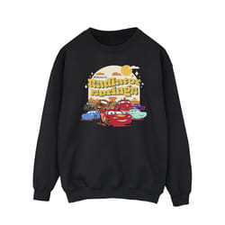 Disney Mens Cars Radiator Springs Group Sweatshirt - S, Black