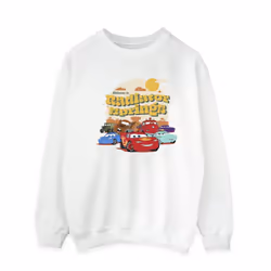Disney Mens Cars Radiator Springs Group Sweatshirt - L, White