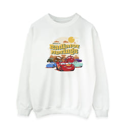 Disney Mens Cars Radiator Springs Group Sweatshirt - L, White