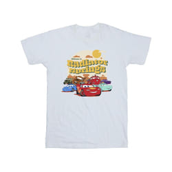 Disney Boys Cars Radiator Springs Group T-Shirt - 9-11 Years, White