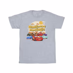 Disney Boys Cars Radiator Springs Group T-Shirt - 12-13 Years, Sports Grey