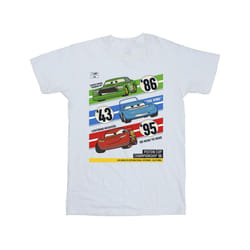 Disney Mens Cars Piston Cup Champions T-Shirt - M, White