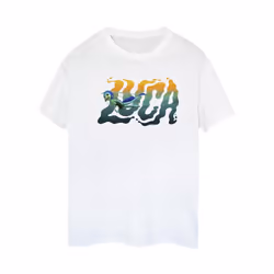 Disney Womens/Ladies Luca Swim Cotton Boyfriend T-Shirt - M, White