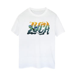 Disney Womens/Ladies Luca Swim Cotton Boyfriend T-Shirt - M, White