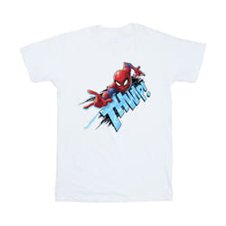 Marvel Boys Spider-Man Thump T-Shirt - 5-6 Years, White