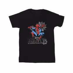 Marvel Boys Spider-Man Amazing T-Shirt - 12-13 Years, Black