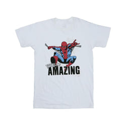 Marvel Boys Spider-Man Amazing T-Shirt - 3-4 Years, White