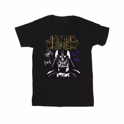 Star Wars Mens Darth Vader Comp Logo T-Shirt - S, Black