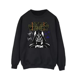 Star Wars Mens Darth Vader Comp Logo Sweatshirt - XL, Black