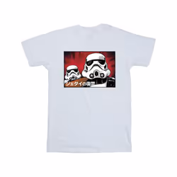 Star Wars Mens Stormtrooper Japanese T-Shirt - XXL, White