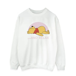 Disney Mens Winnie The Pooh Relax Sweatshirt - M, White