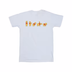 Disney Mens Winnie The Pooh Stretching T-Shirt - XXL, White