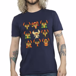 Disney Mens Lilo & Stitch Halloween Costumes T-Shirt - S, Navy Blue
