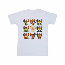 Disney Mens Lilo & Stitch Halloween Costumes T-Shirt - S, White