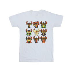 Disney Mens Lilo & Stitch Halloween Costumes T-Shirt - XXL, White