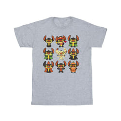 Disney Mens Lilo & Stitch Halloween Costumes T-Shirt - S, Sports Grey
