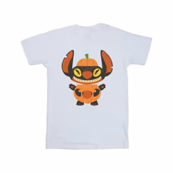 Disney Mens Lilo & Stitch Pumpkin Costume T-Shirt - XL, White
