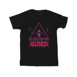 Disney Mens The Nightmare Before Christmas Halloween King T-Shirt - XXL, Black